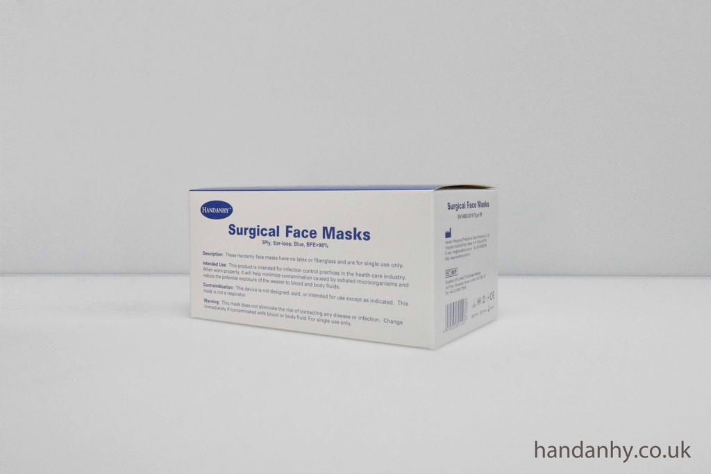 HY98F1 Surgical Medical Face Masks 3-ply - Type IIR Certified