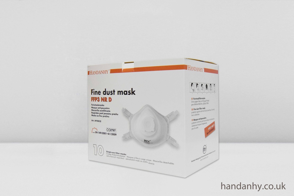 HY9632 FFP3 Respirator NR Valved (Box of 10)