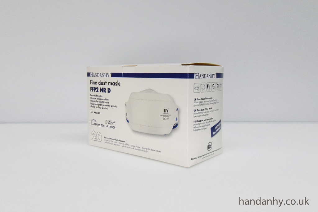 HY9320 FFP2 Respirator NR Unvalved (Box of 20)