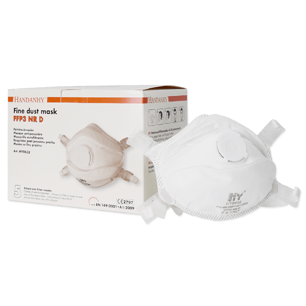 HY8632 FFP3 Respirator NR Valved (Box of 5)